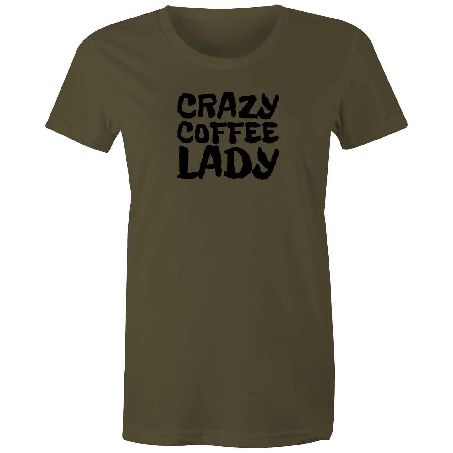 Crazy Coffee Lady Womens TShirt