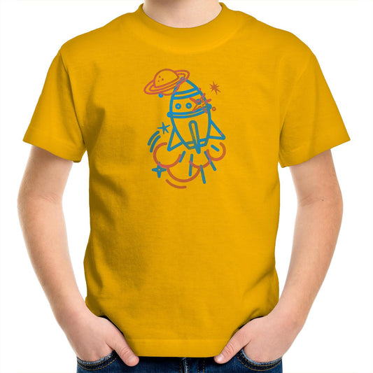 Rocket Ship Kids Tee
