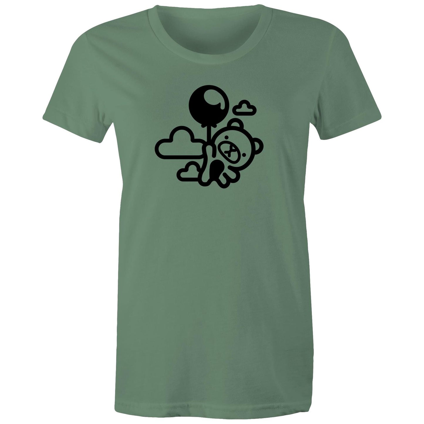 Floating Teddy Womens TShirt