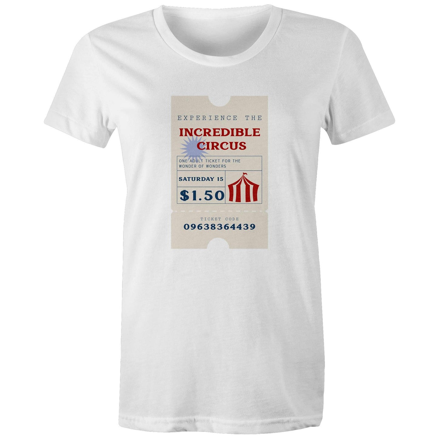 Old Skool Circus Tickets Womens TShirt