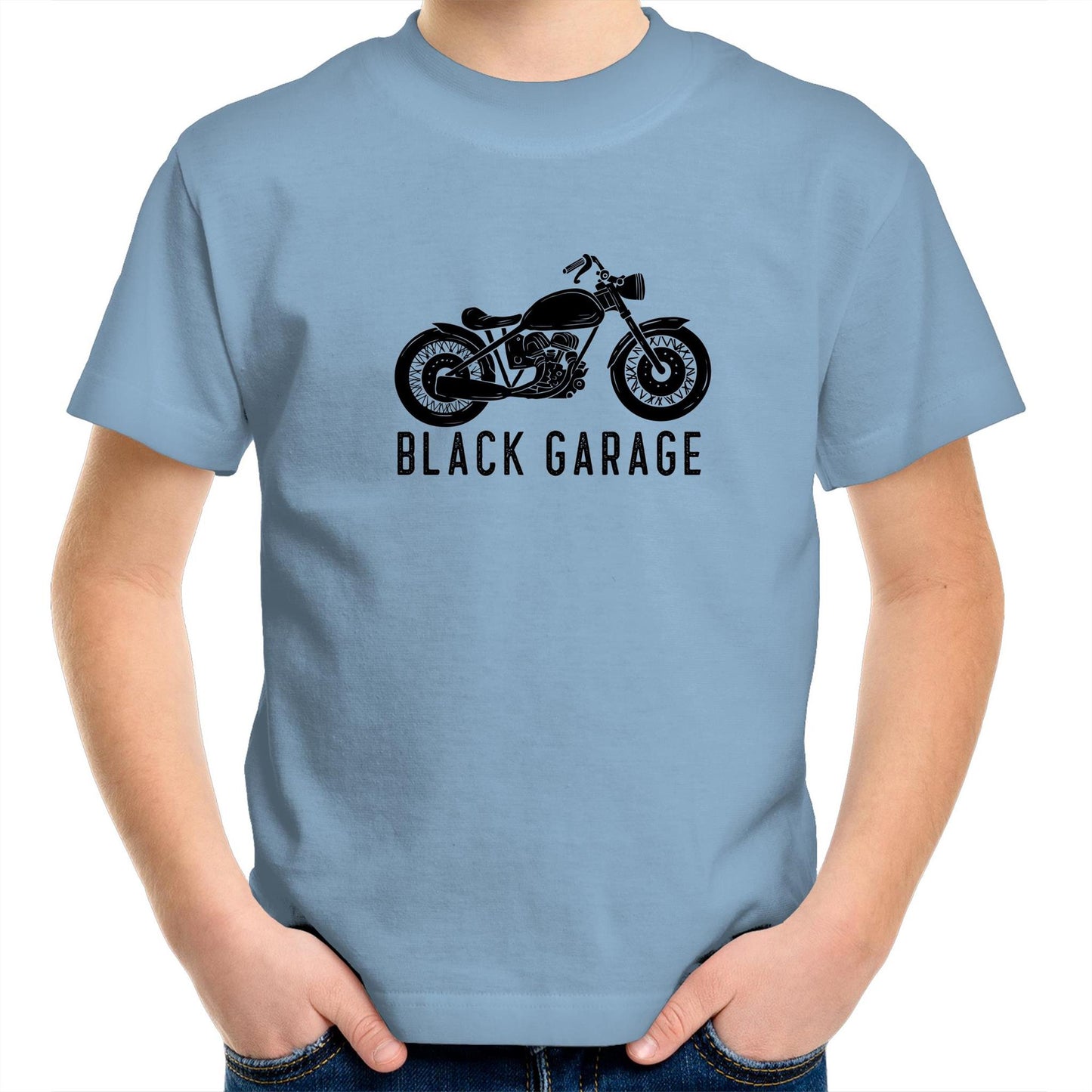Black Garage Kids Tee