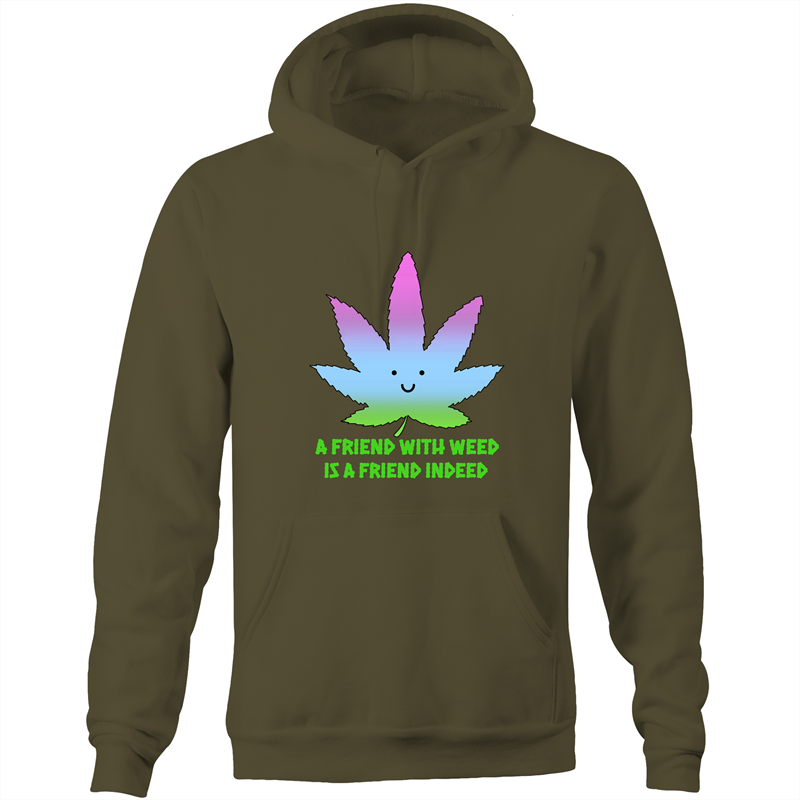 A Friend With Weed Mens Hoodie