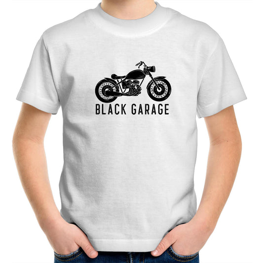 Black Garage Kids Tee