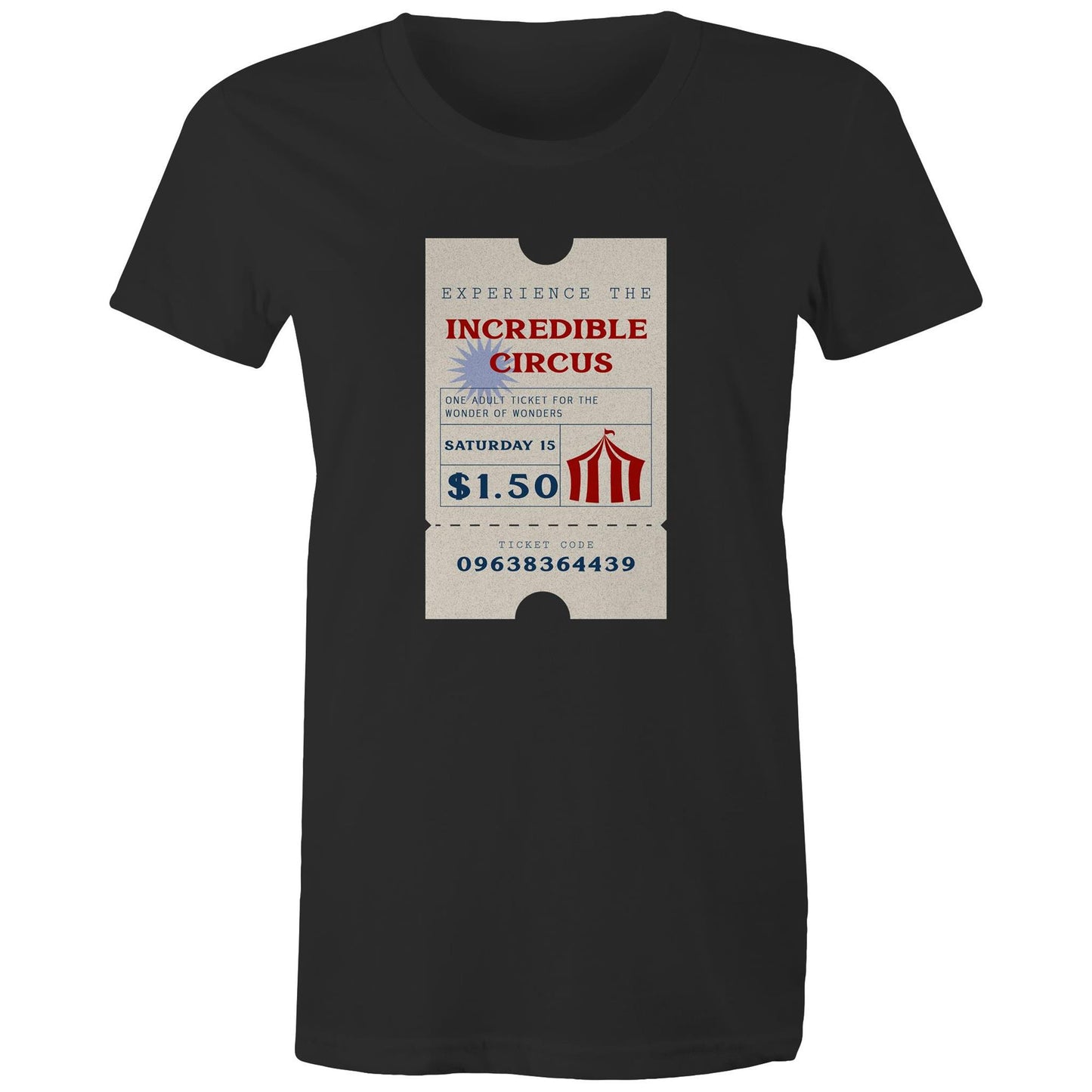 Old Skool Circus Tickets Womens TShirt