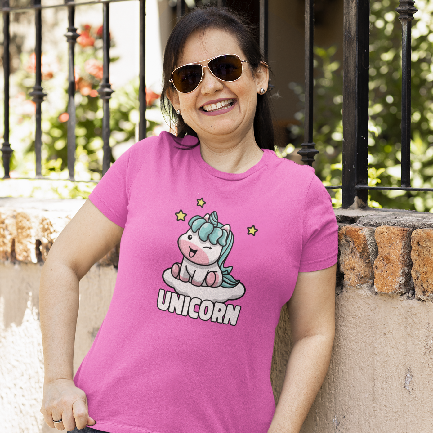 Cute Unicorn Womens TShirt