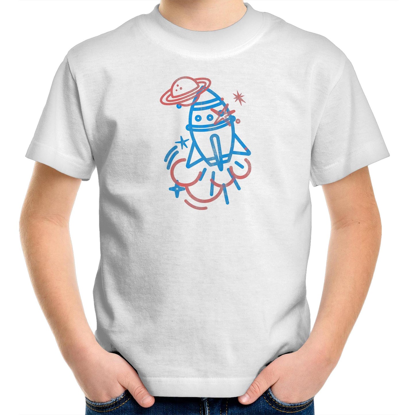 Rocket Ship Kids Tee