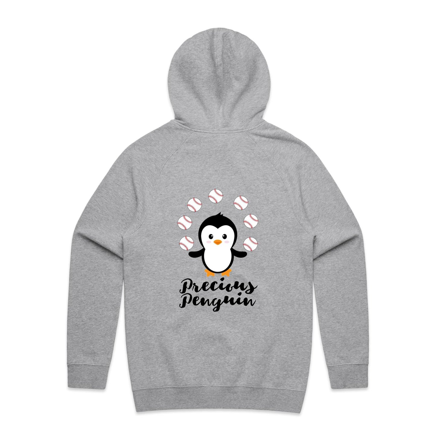 Precious Penguin Baseball Softball Hoody