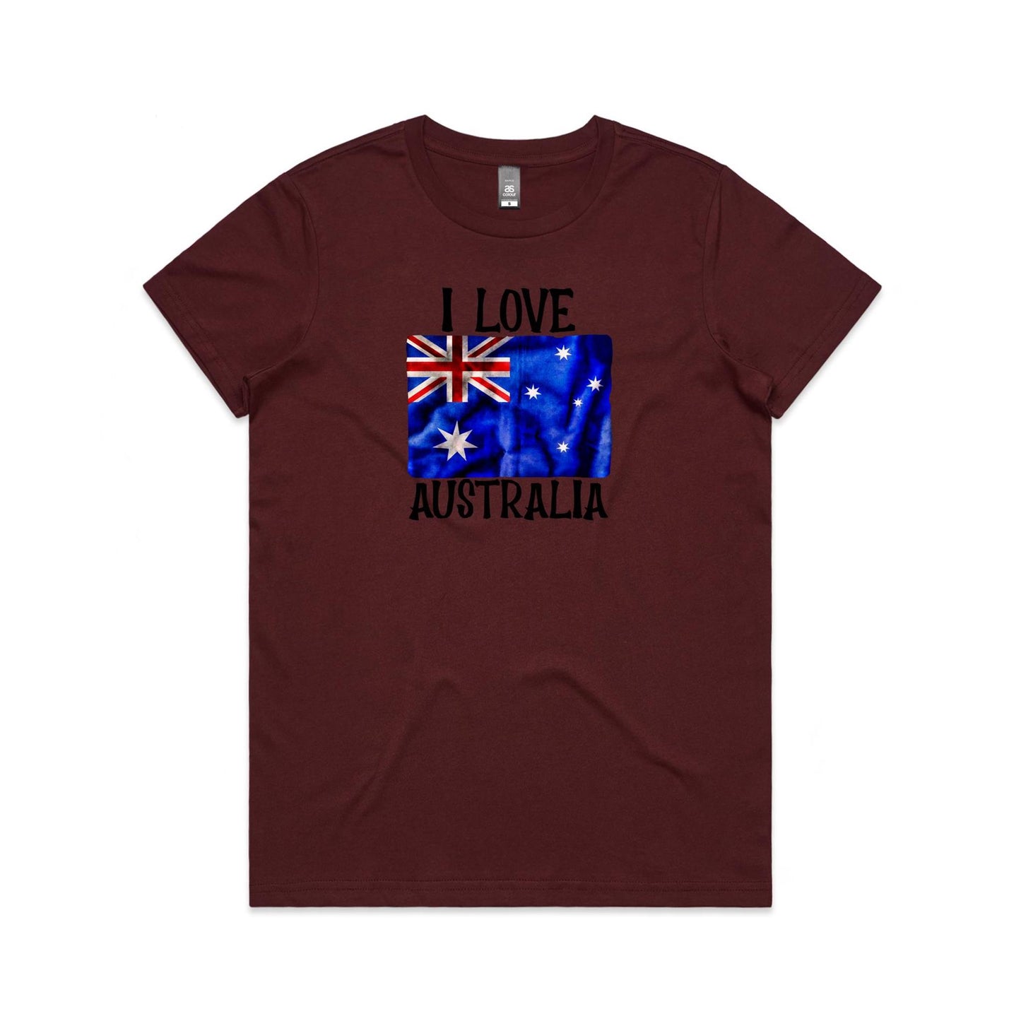 I Love Australia Womens T Shirt
