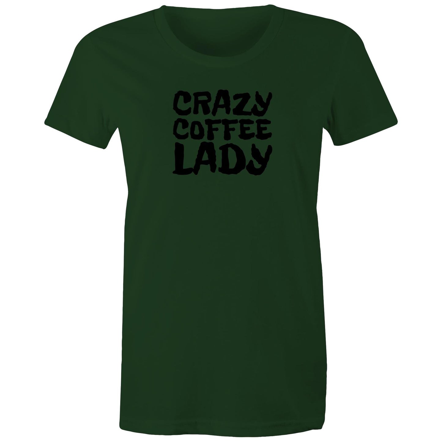 Crazy Coffee Lady Womens TShirt