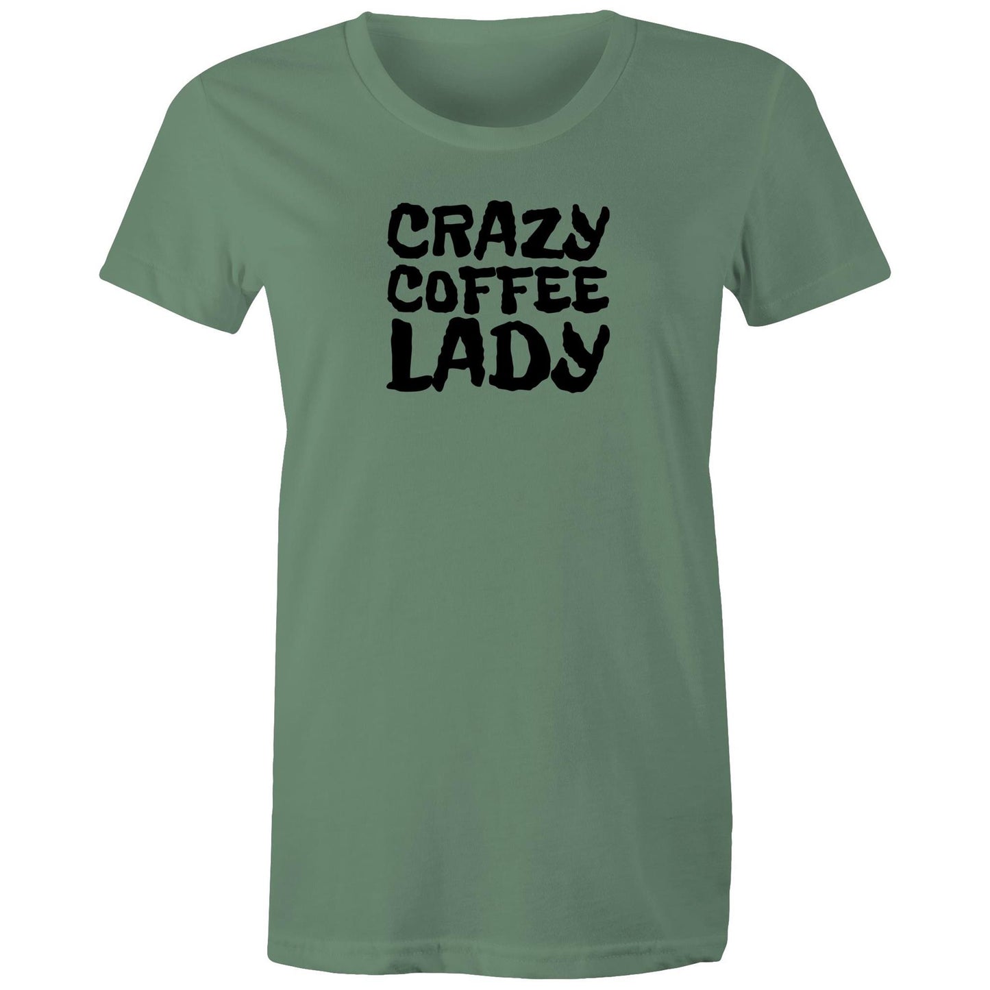 Crazy Coffee Lady Womens TShirt