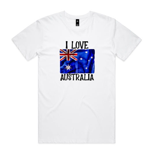 I Love Australia Mens T Shirt