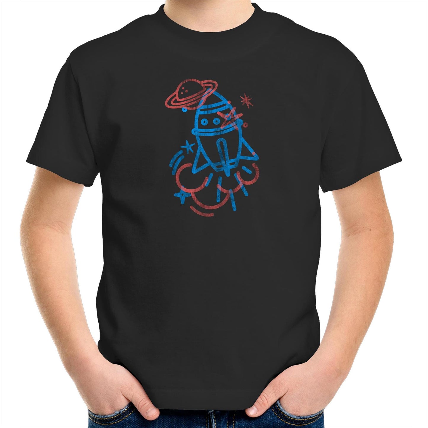 Rocket Ship Kids Tee