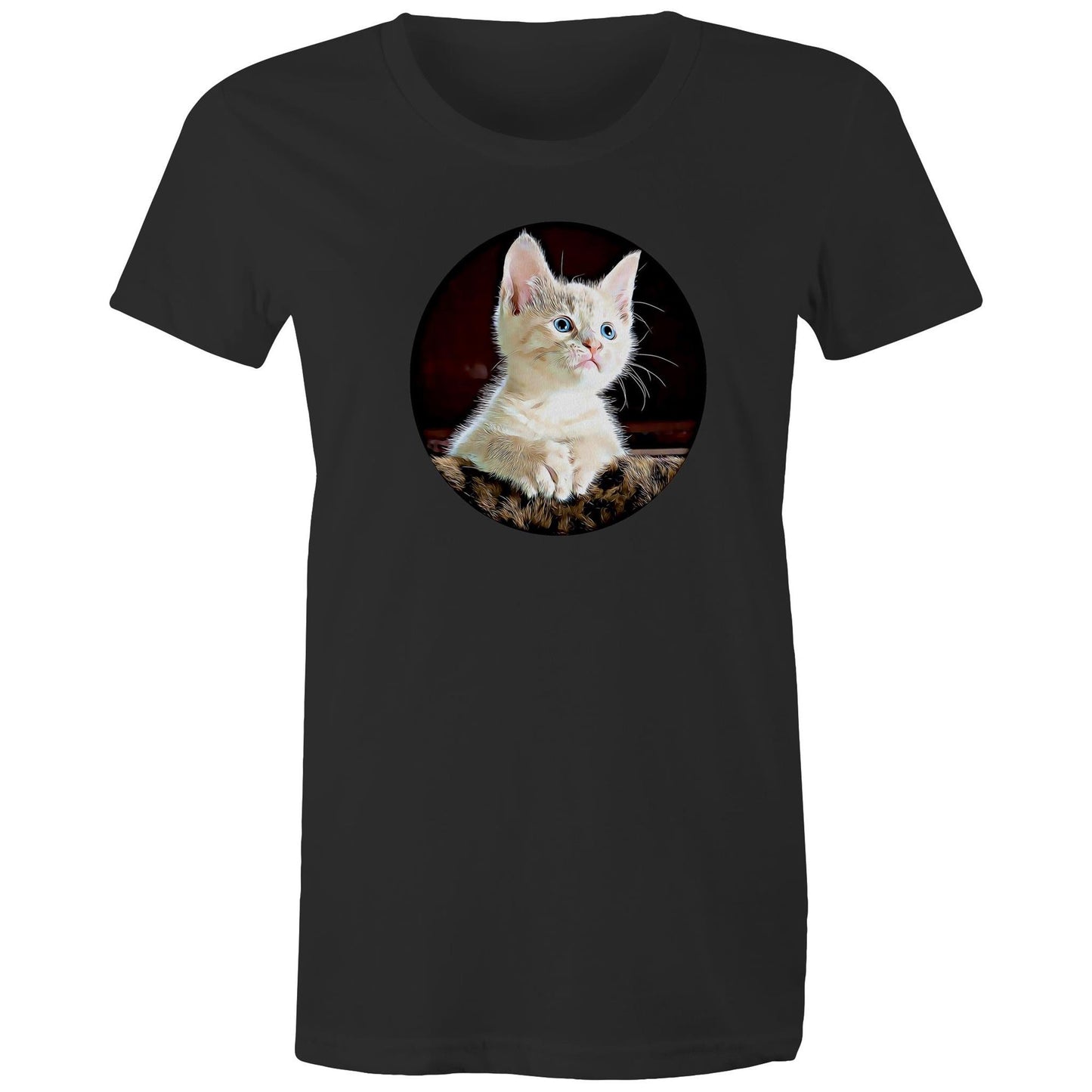 Cute Kitty Womens TShirt