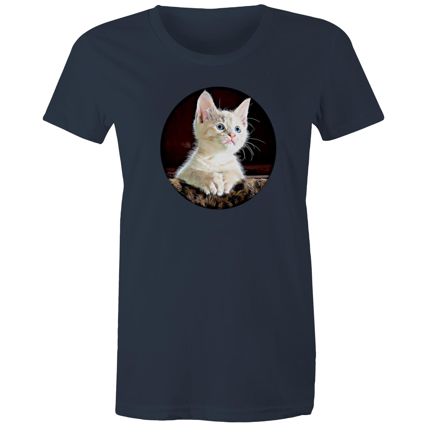 Cute Kitty Womens TShirt