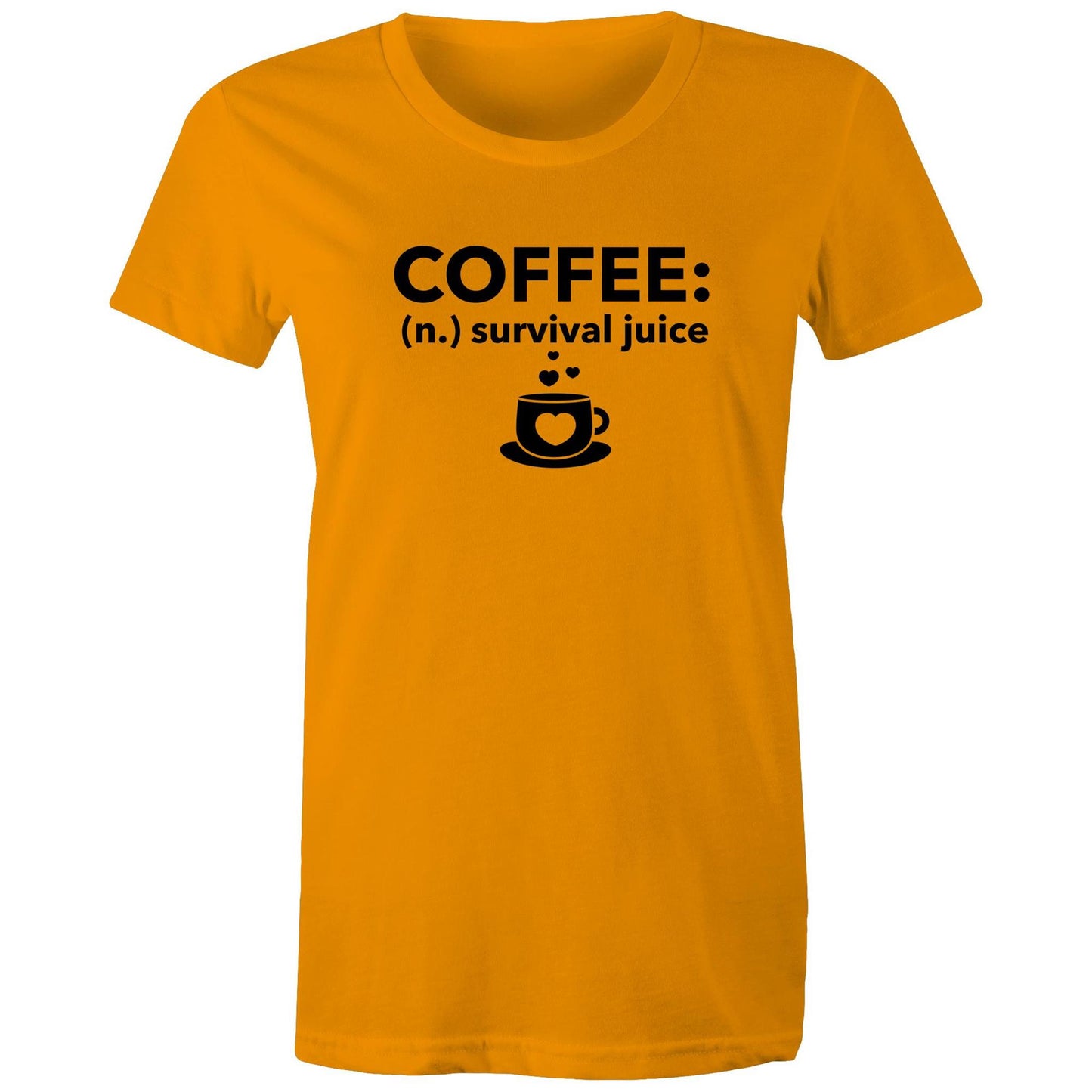 Coffee Survival Juice Womens TShirt