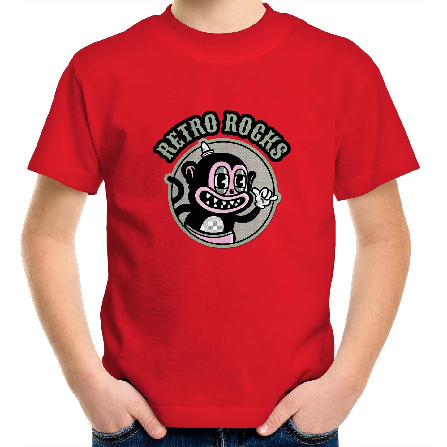 Retro Rocks Kids Tee