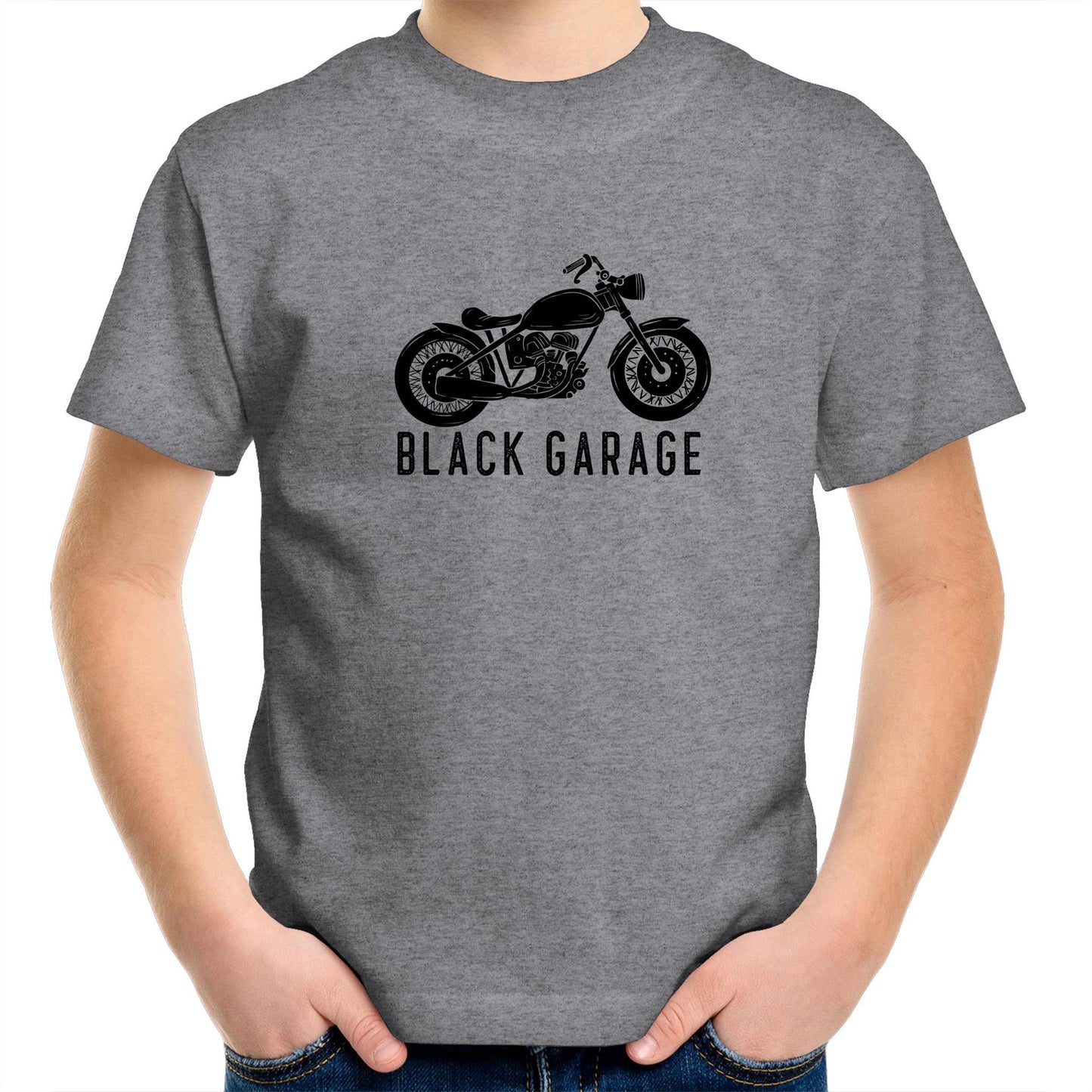 Black Garage Kids Tee