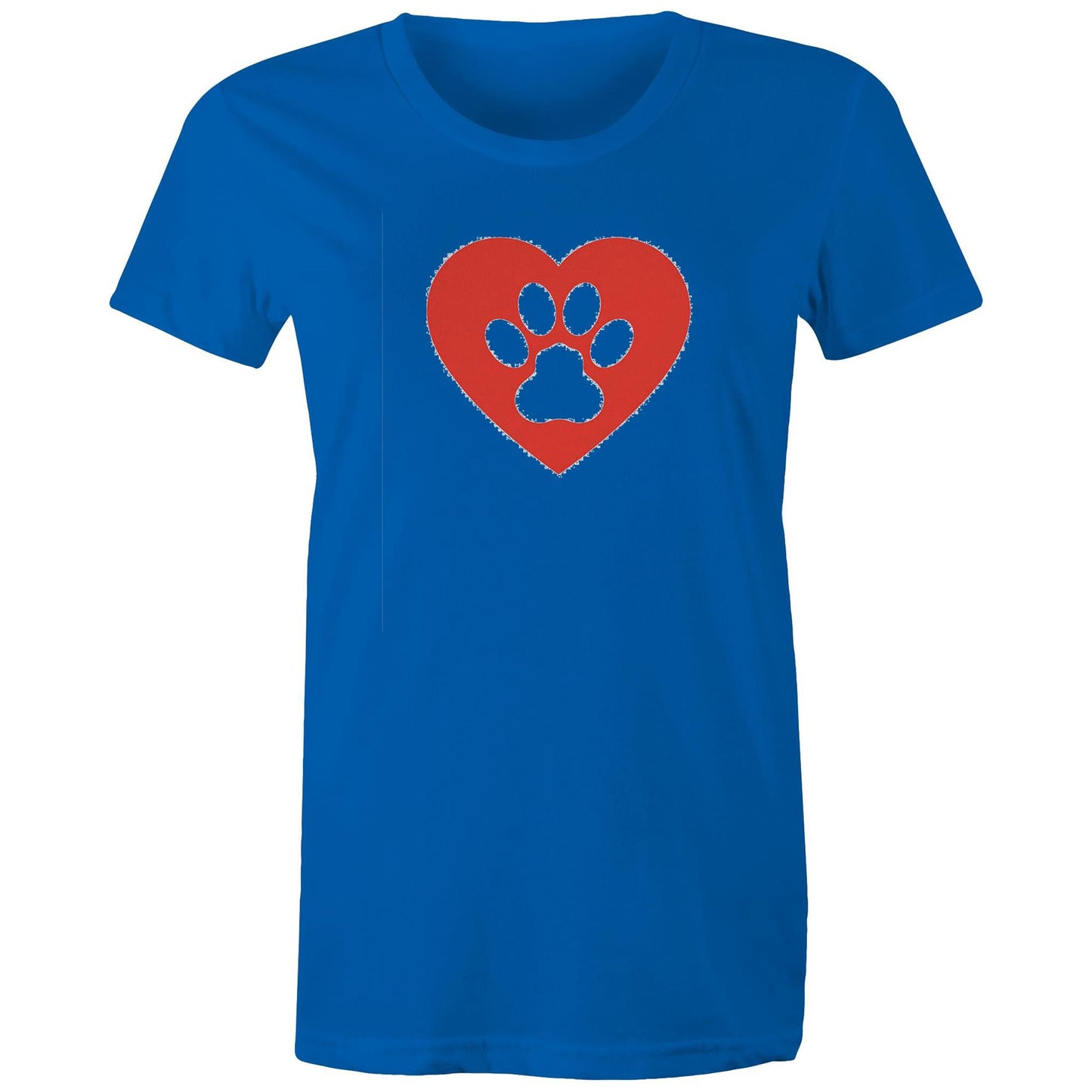Dog Paw Love Womens TShirt