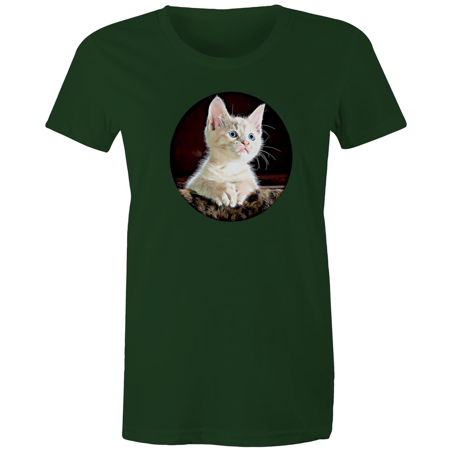 Cute Kitty Womens TShirt