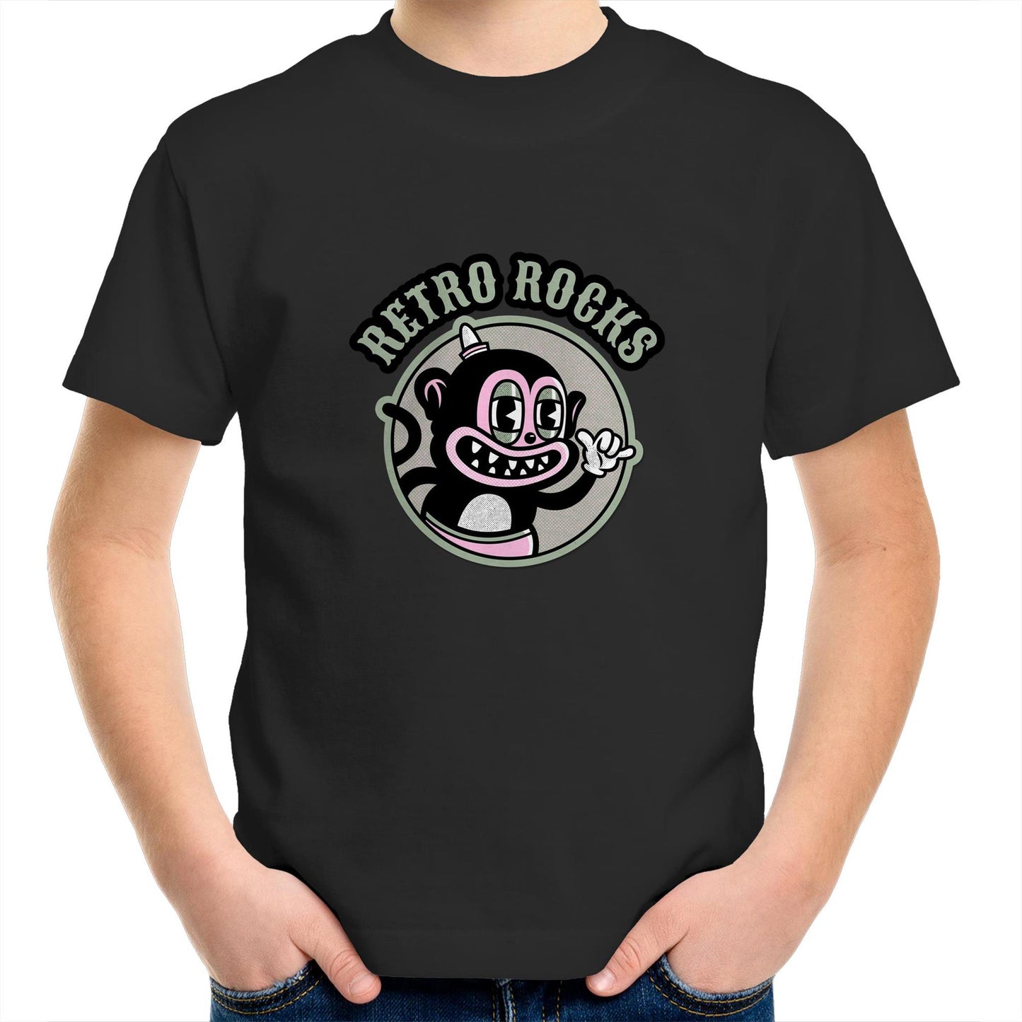 Retro Rocks Kids Tee