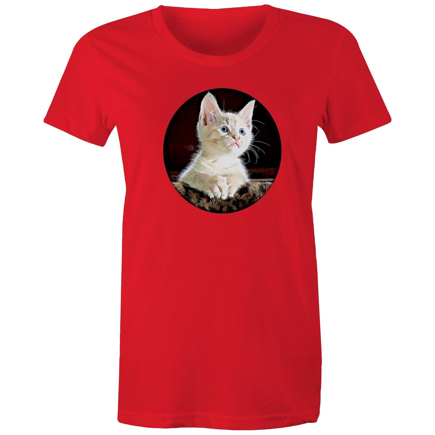 Cute Kitty Womens TShirt