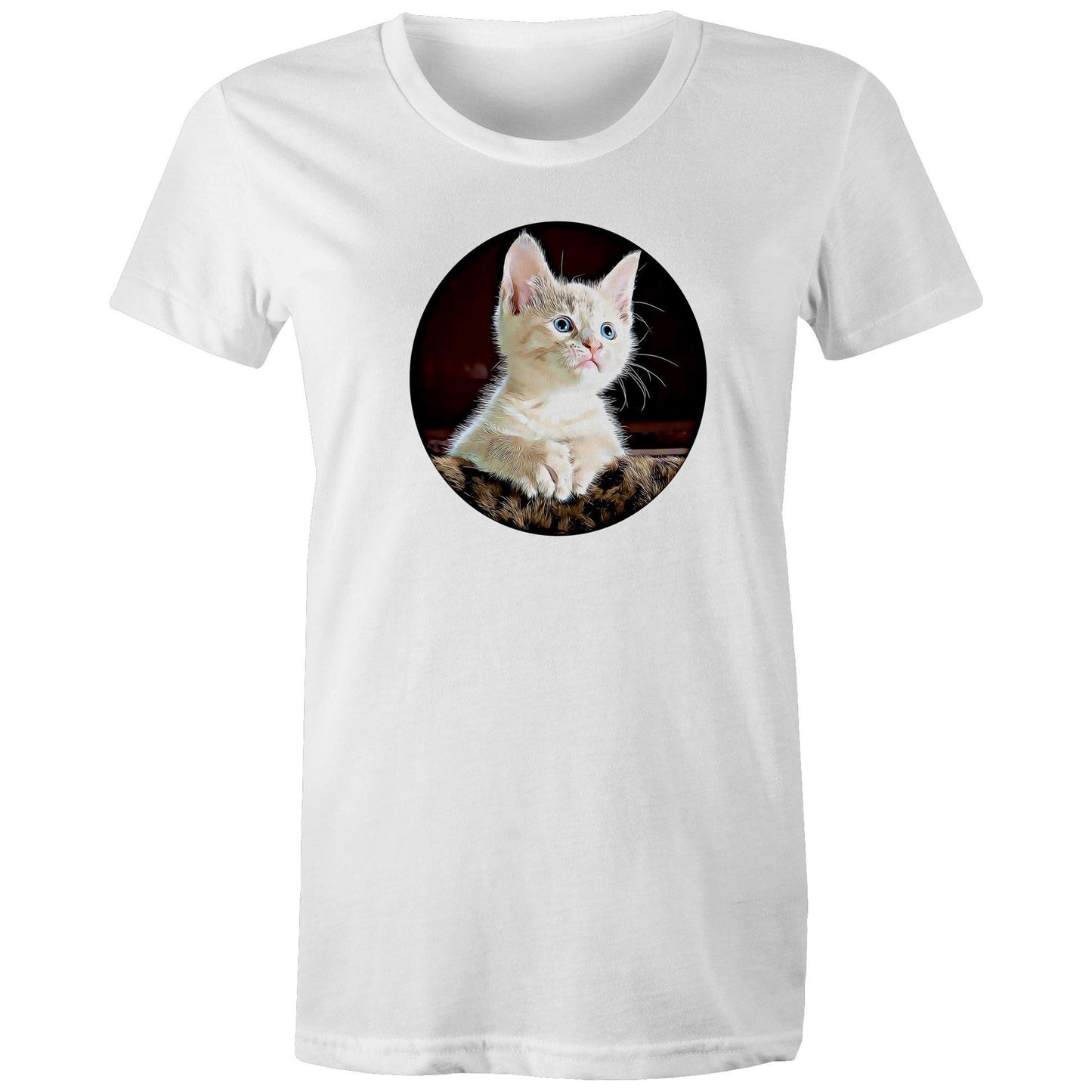 Cute Kitty Womens TShirt