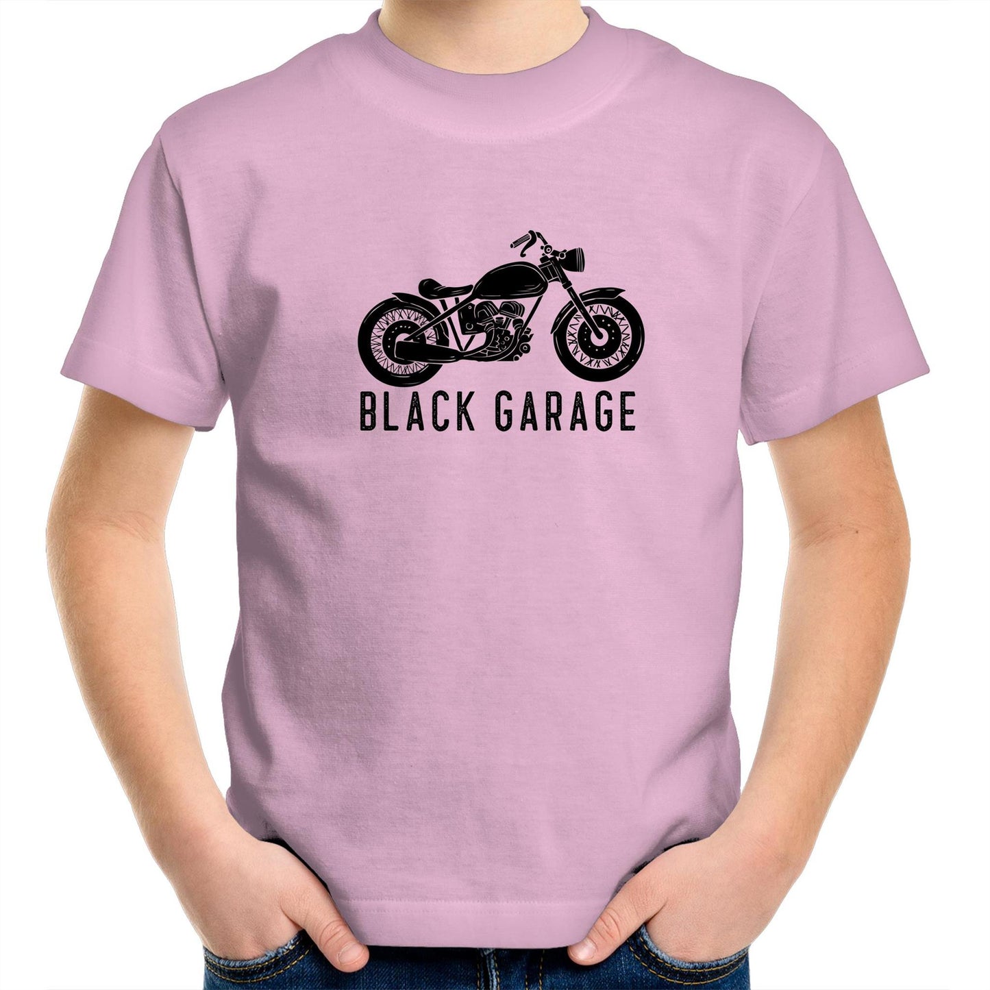 Black Garage Kids Tee