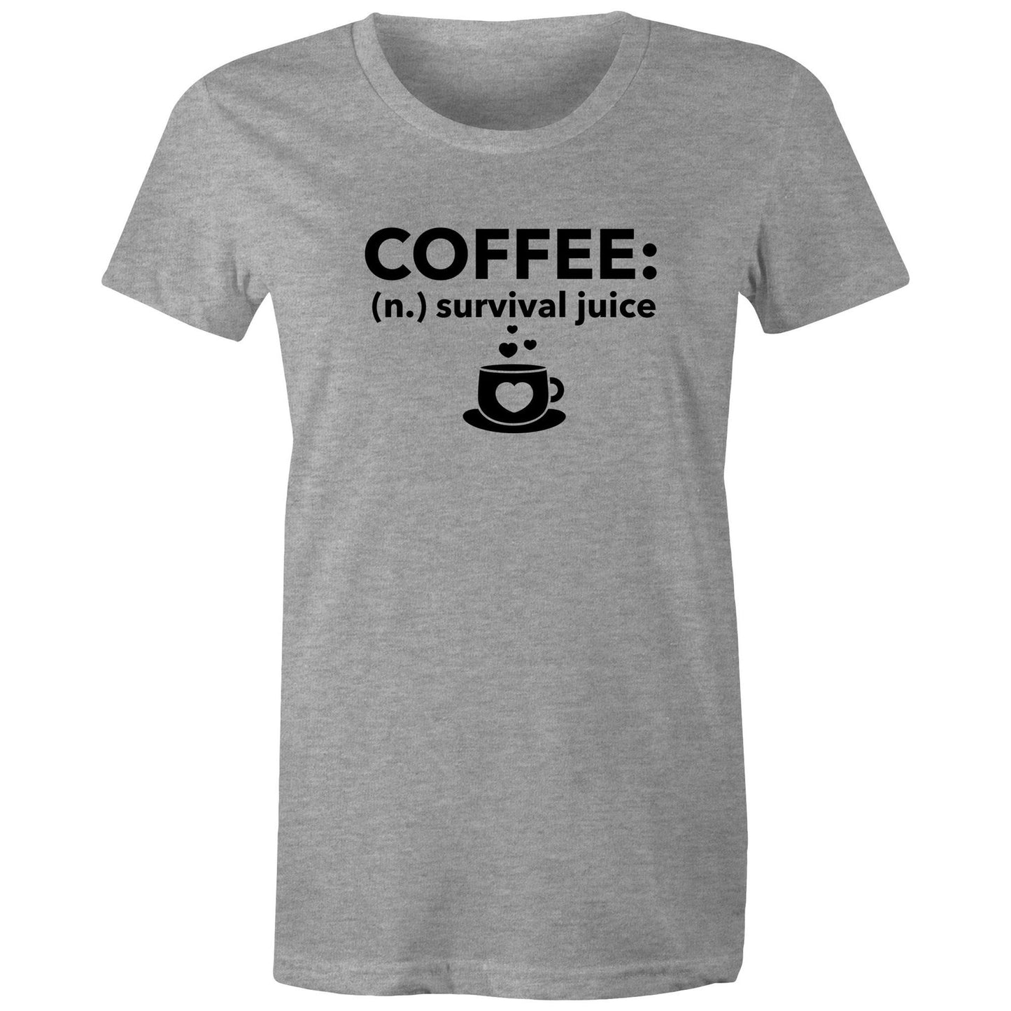 Coffee Survival Juice Womens TShirt