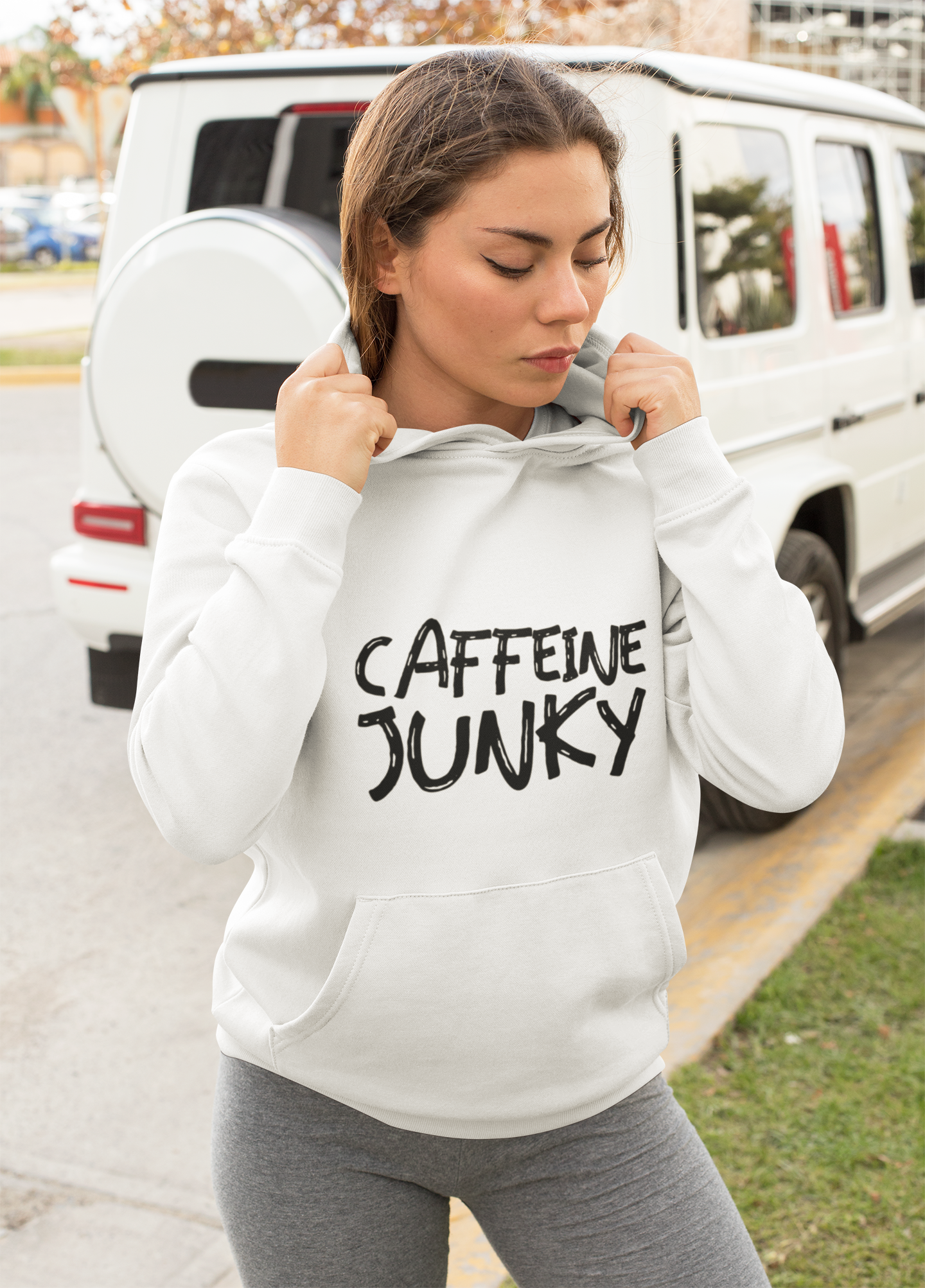 Caffeine Junky Womens Hoody