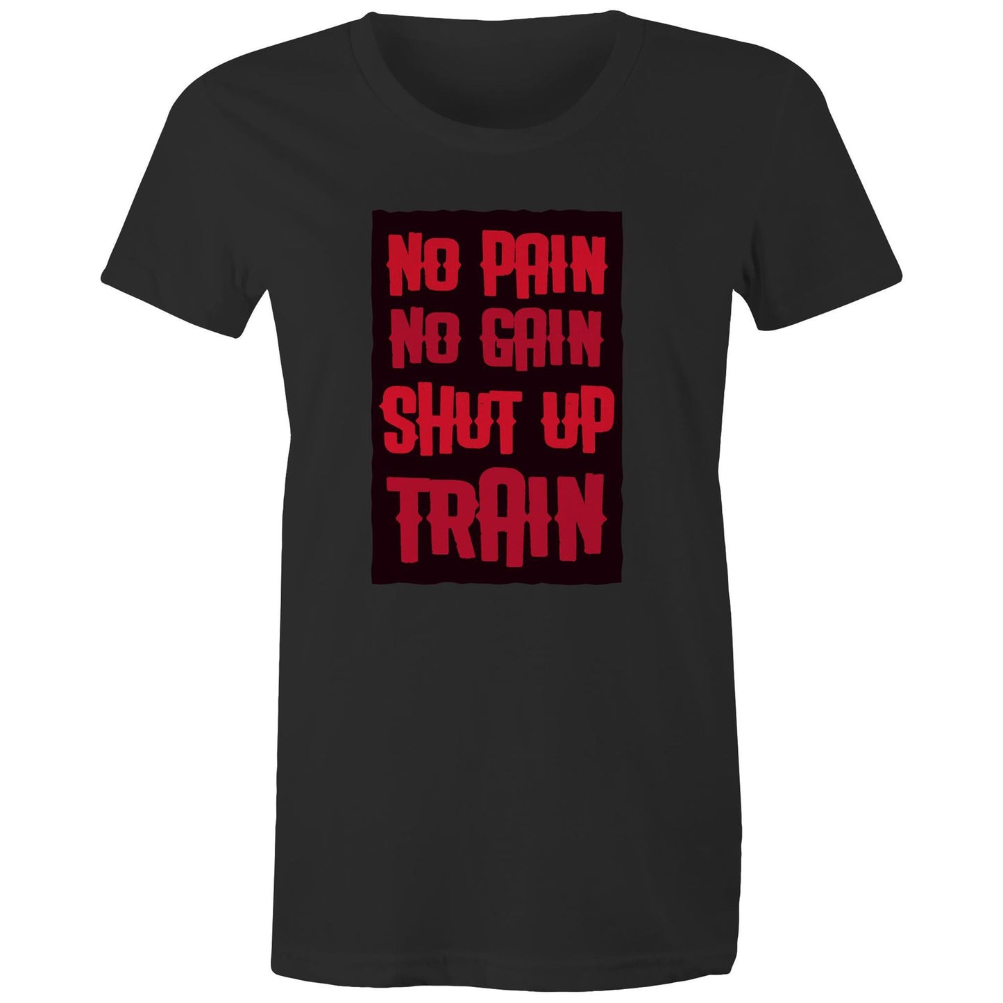 No Pain No Gain Womens TShirt