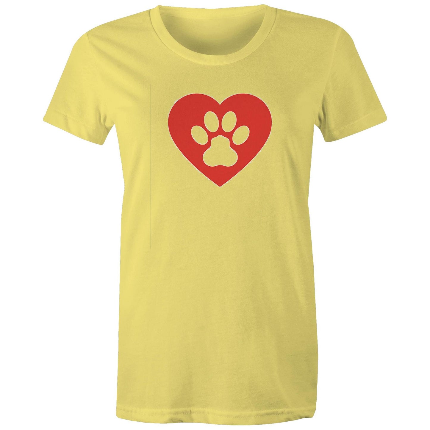 Dog Paw Love Womens TShirt