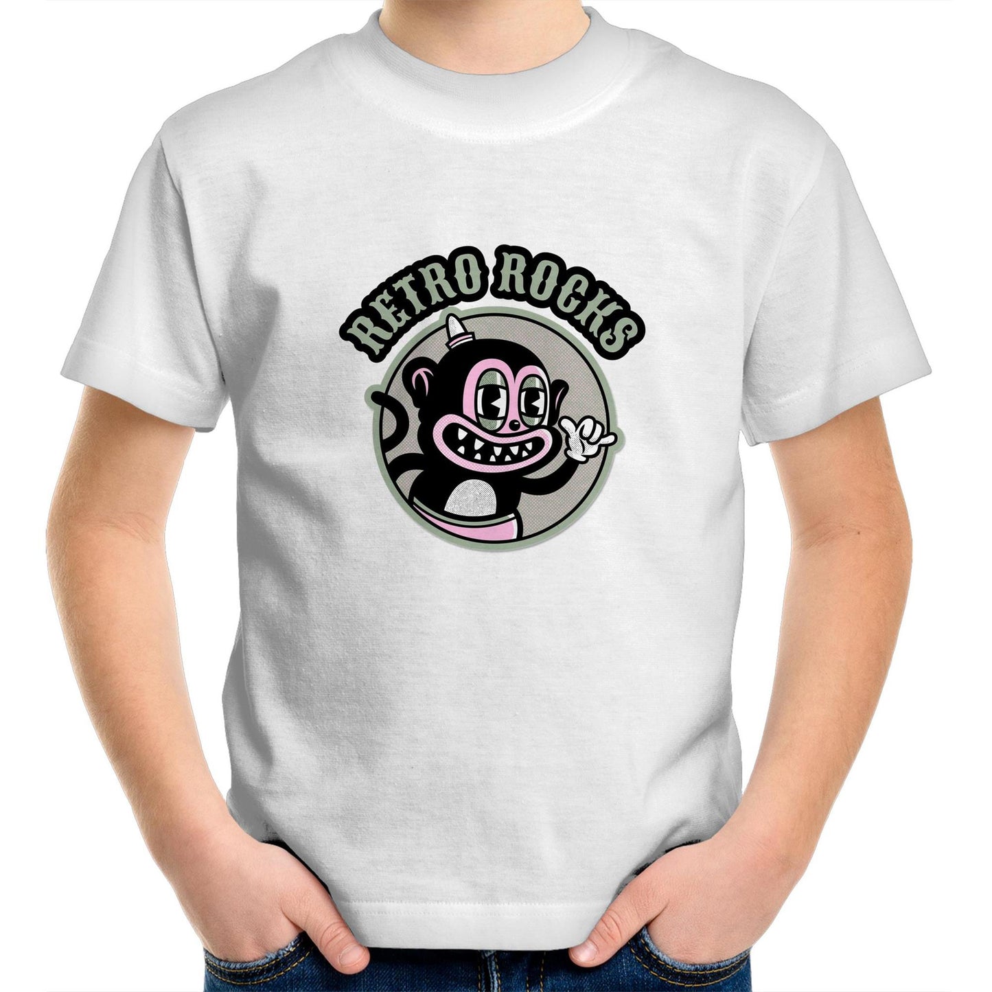 Retro Rocks Kids Tee