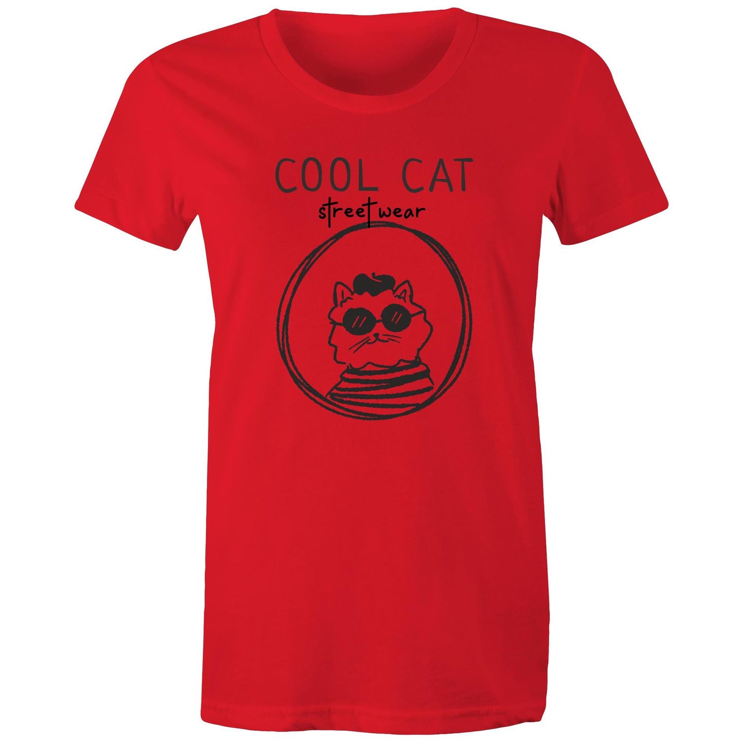 Cool Cat Street Wear Womens TShirt
