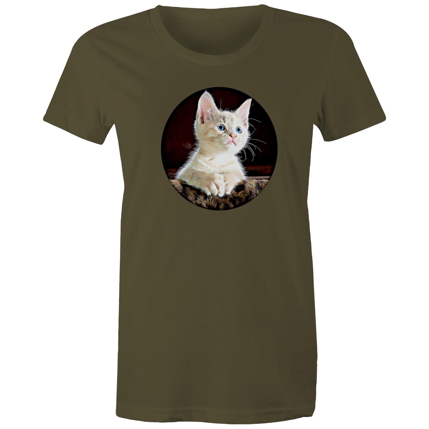 Cute Kitty Womens TShirt