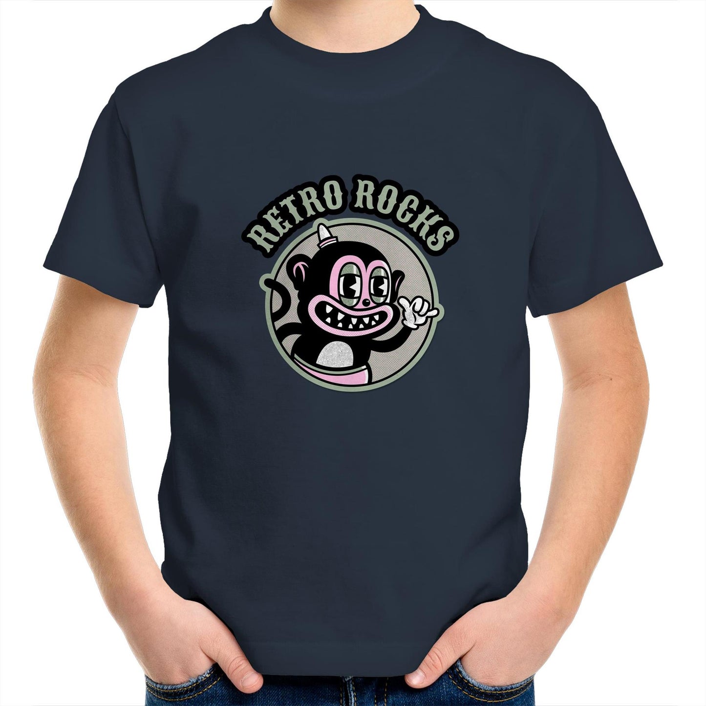 Retro Rocks Kids Tee