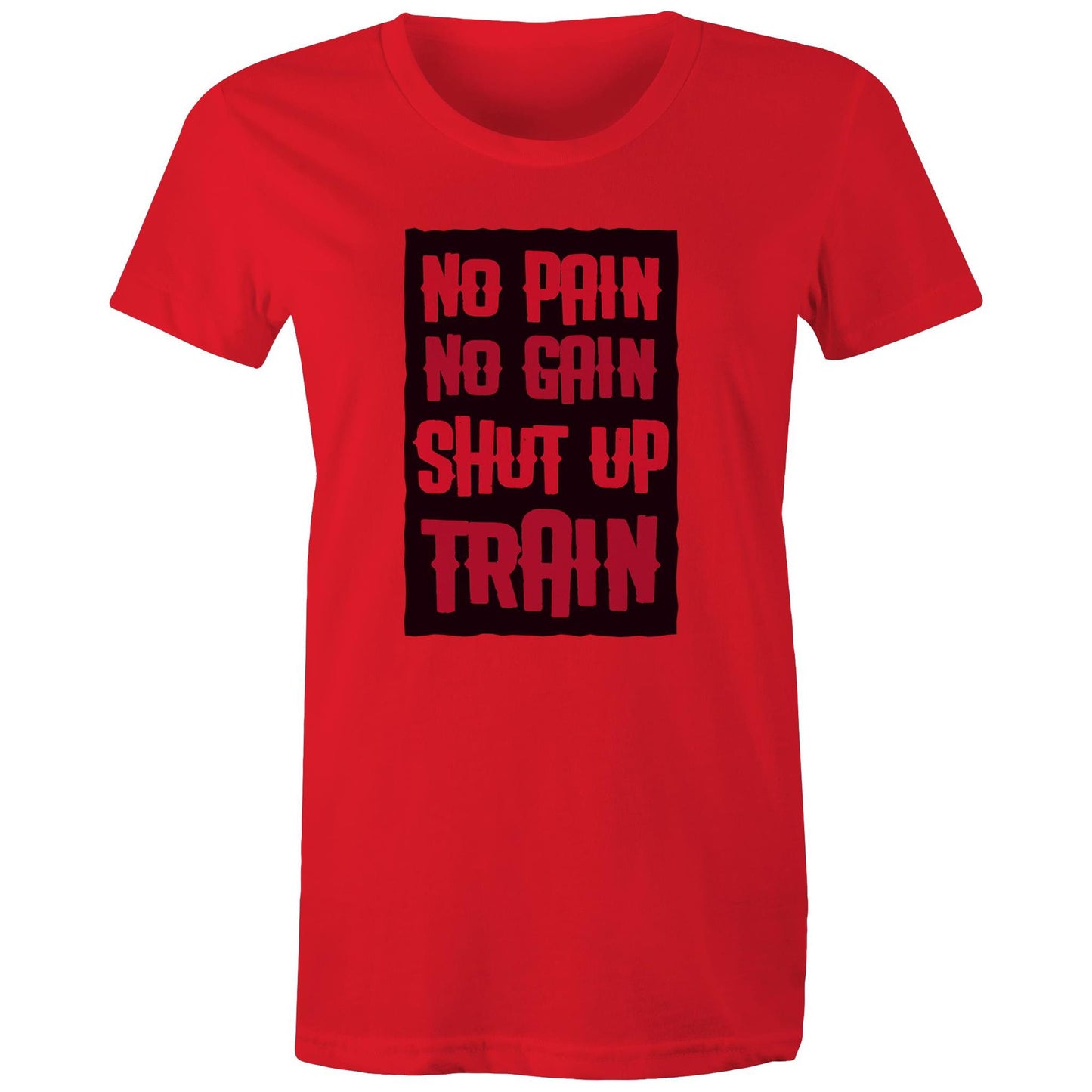 No Pain No Gain Womens TShirt