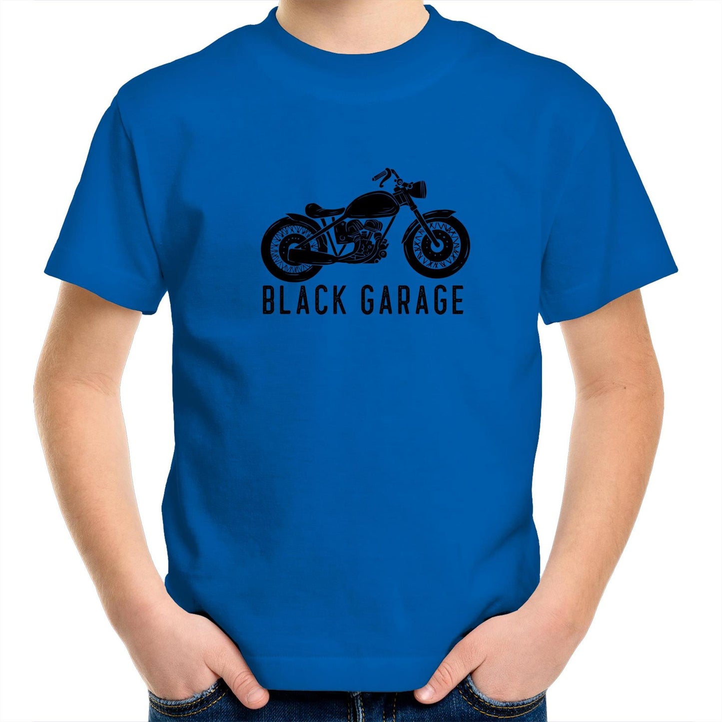 Black Garage Kids Tee
