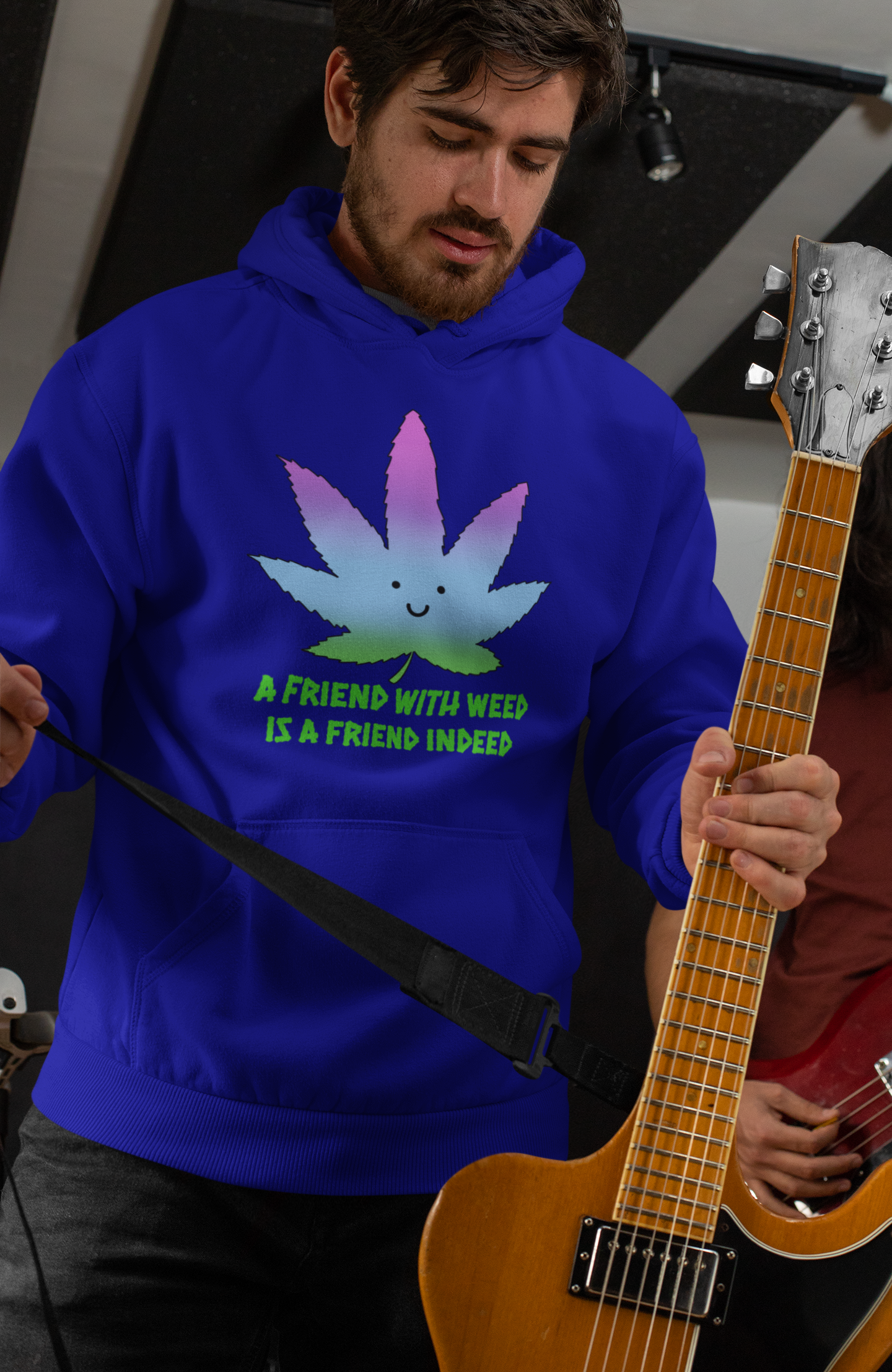 A Friend With Weed Mens Hoodie