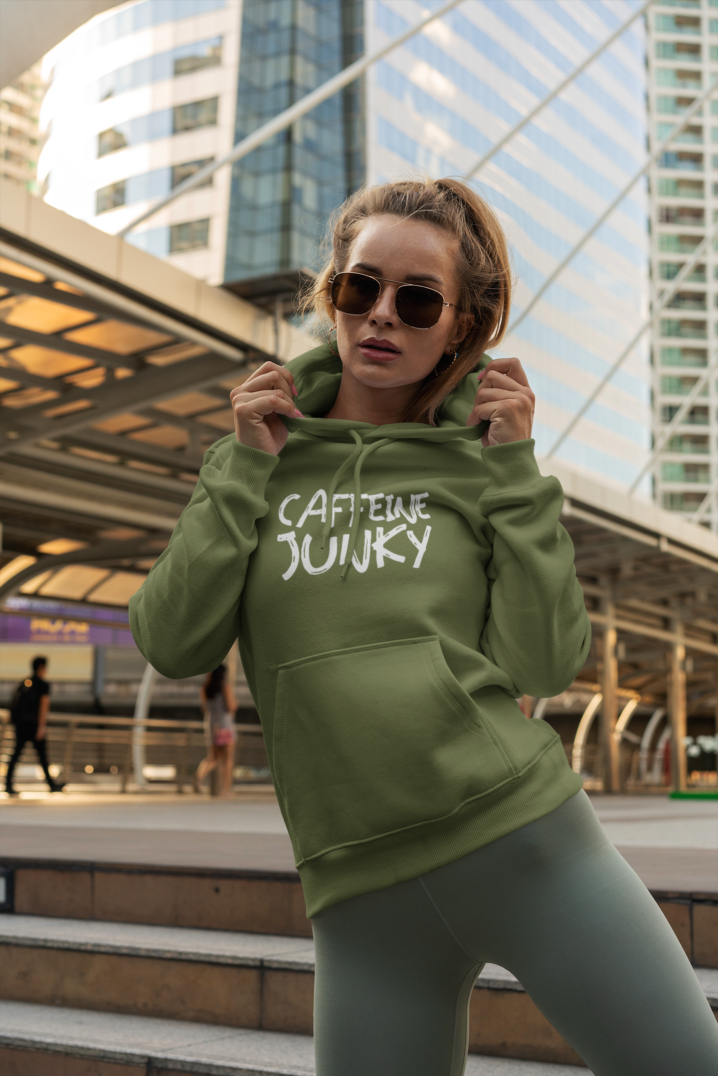 Caffeine Junky Womens Hoody