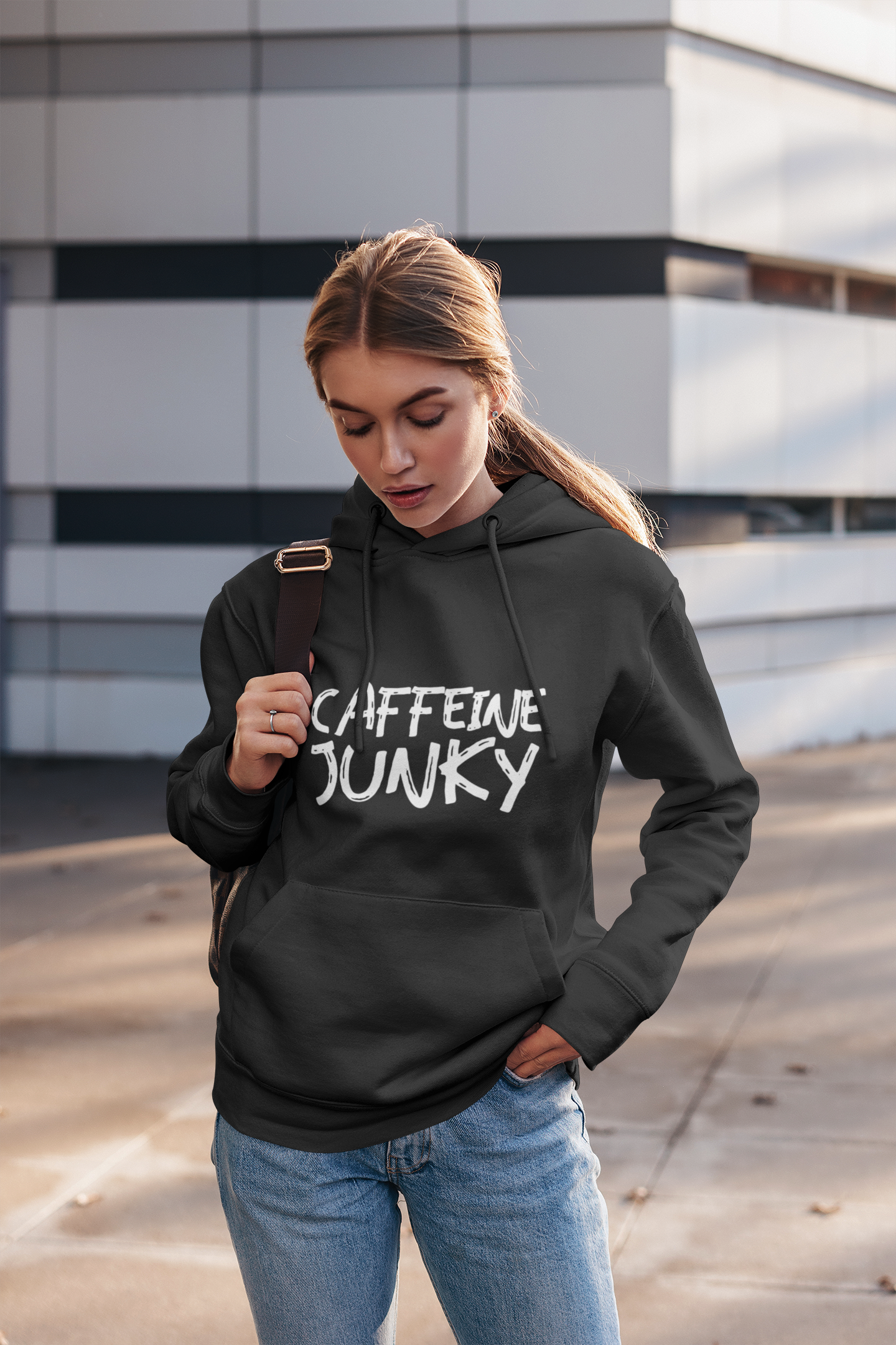 Caffeine Junky Womens Hoody